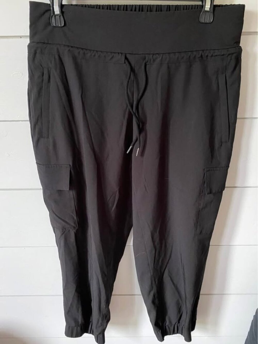 Cargo black 3/4 pants